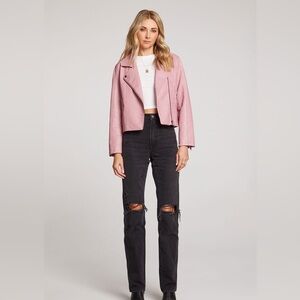 Saltwater Luxe Phelan Moto Style Jacket NWT size S
